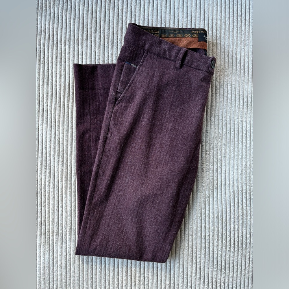 Scotch & Soda, Slim Tapered Fit, Mott Pants, Mens Size 30 X 32